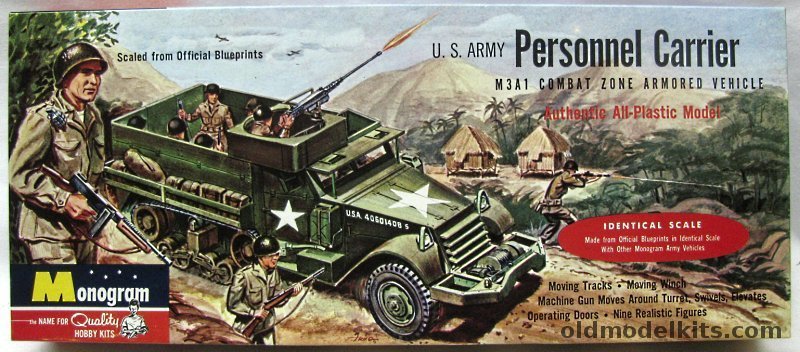 Monogram 1/35 US Army M3A1 Armored Personnel Carrier - Four Star Issue